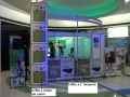 DJ's booth with panel dimensions